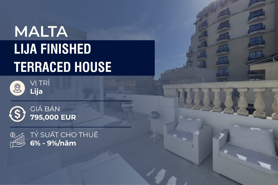 LIJA FINISHED TERRACED HOUSE